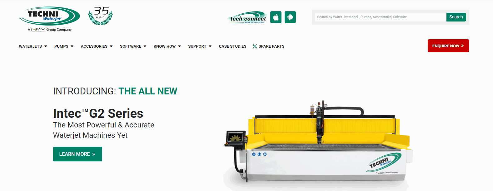 Techni waterjet cutting machines manufacturer in USA