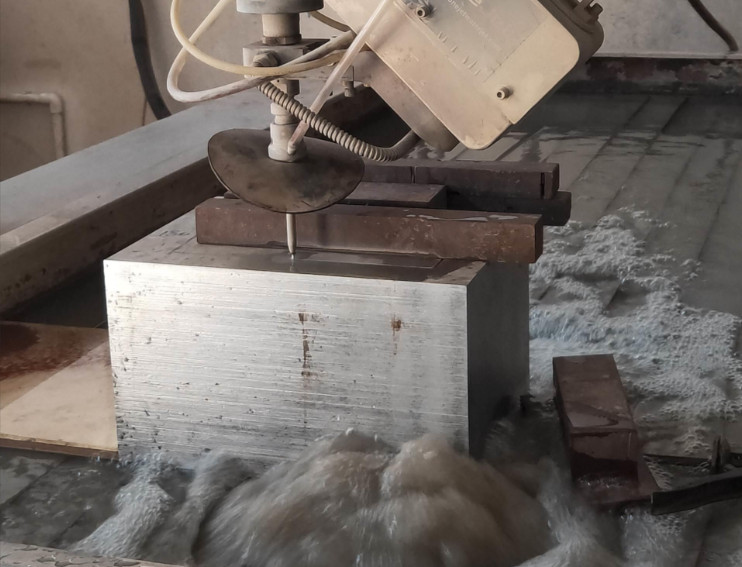 water jet cutting aluminum thickness