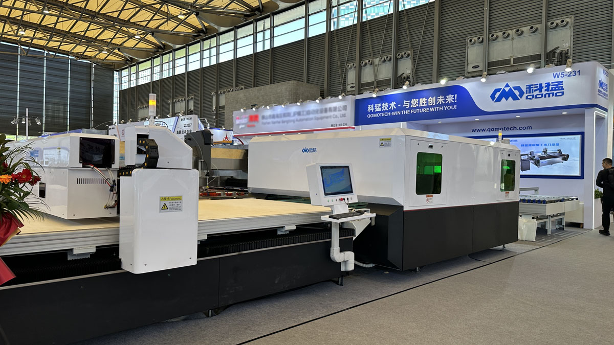 Glass Laser Cutting Cracking Automatic production line show at Glass Fair in Shanghai in 2026.4.7-10